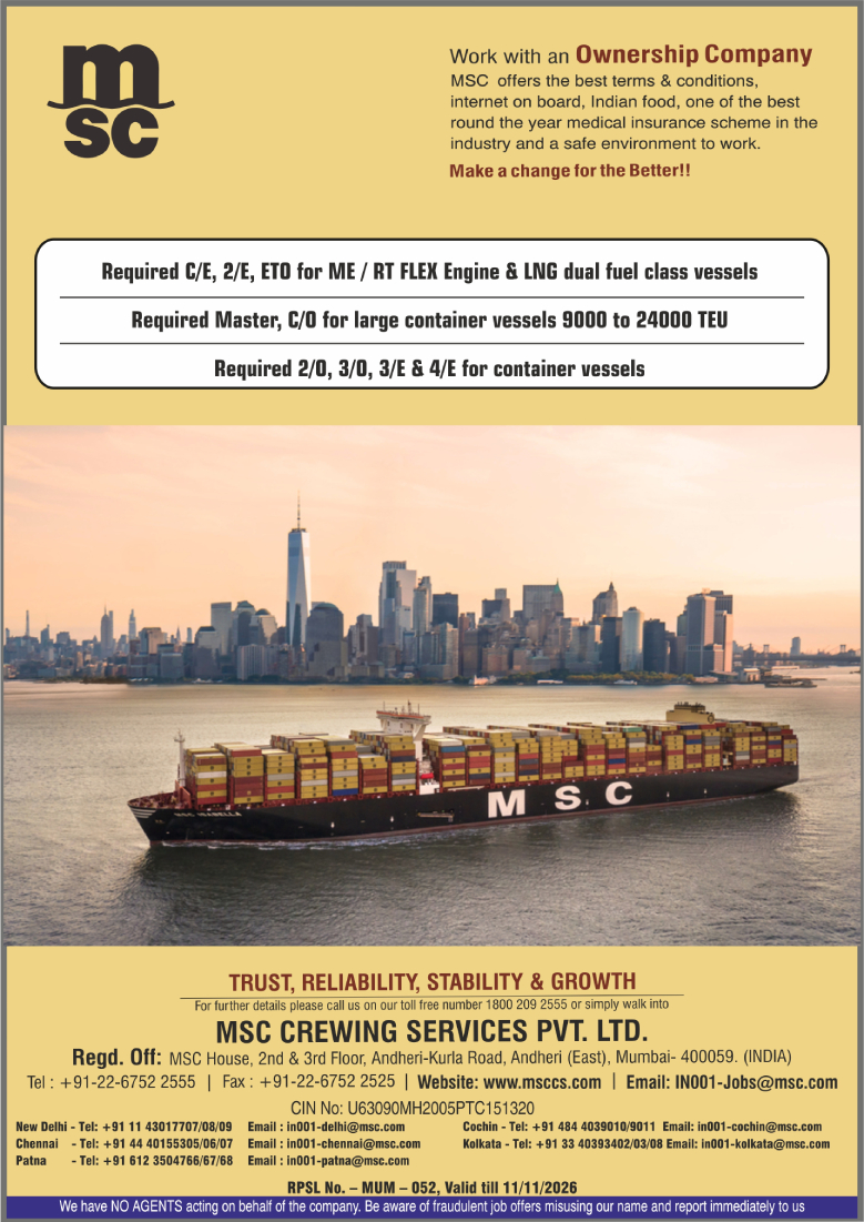 msc crewing