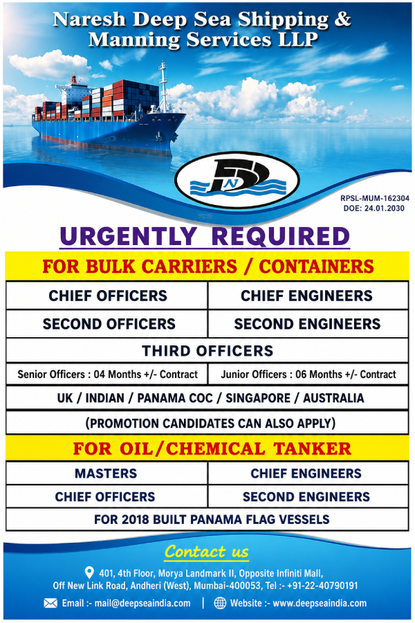 N.deep Sea Shipping & Manning Ser. Pvt. Ltd.
