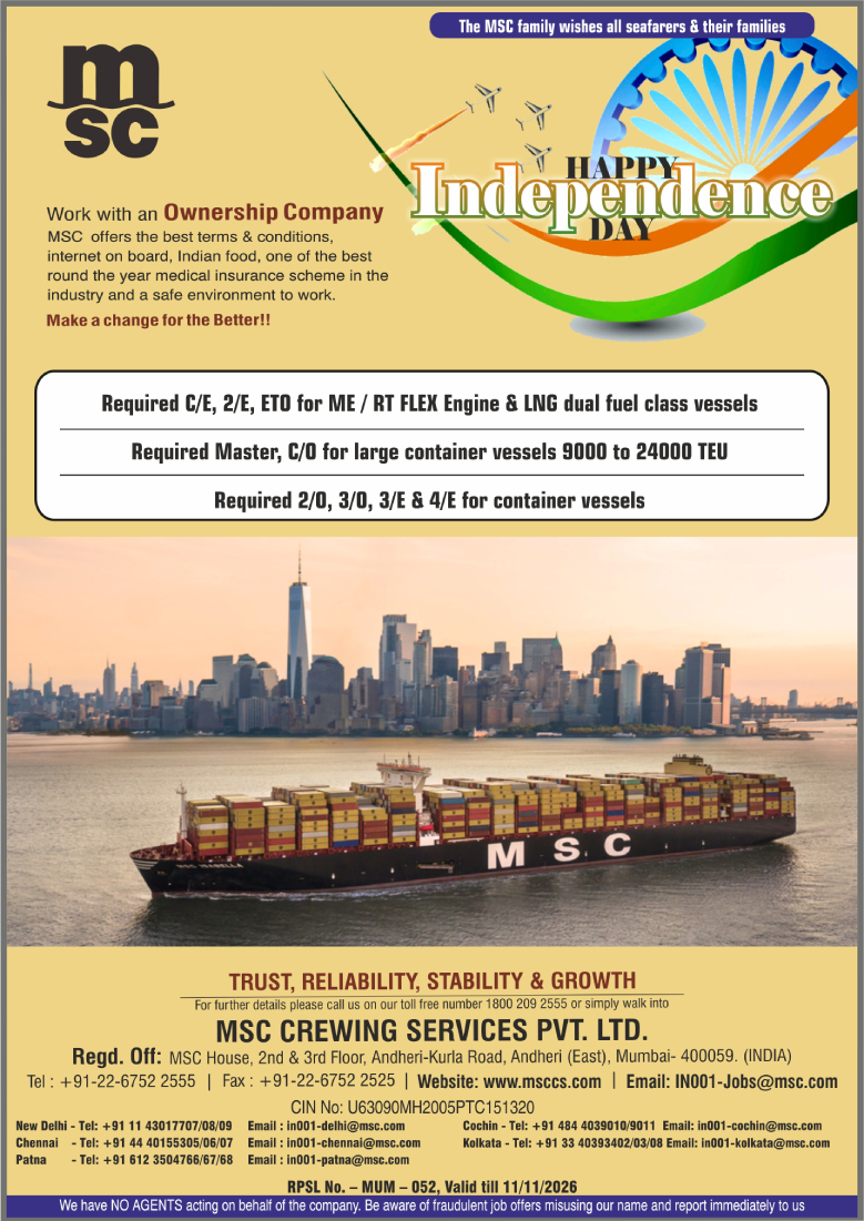 msc crewing