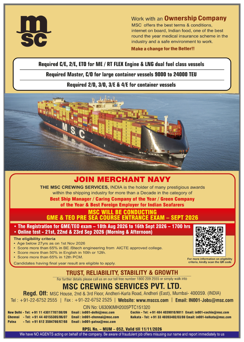 msc crewing