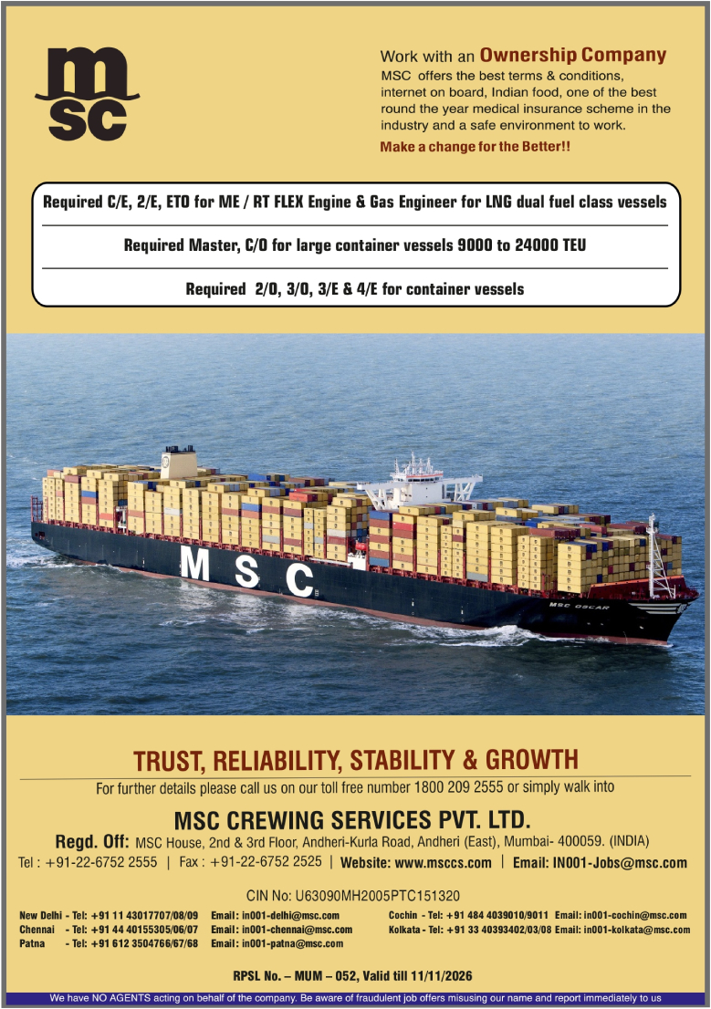 msc crewing