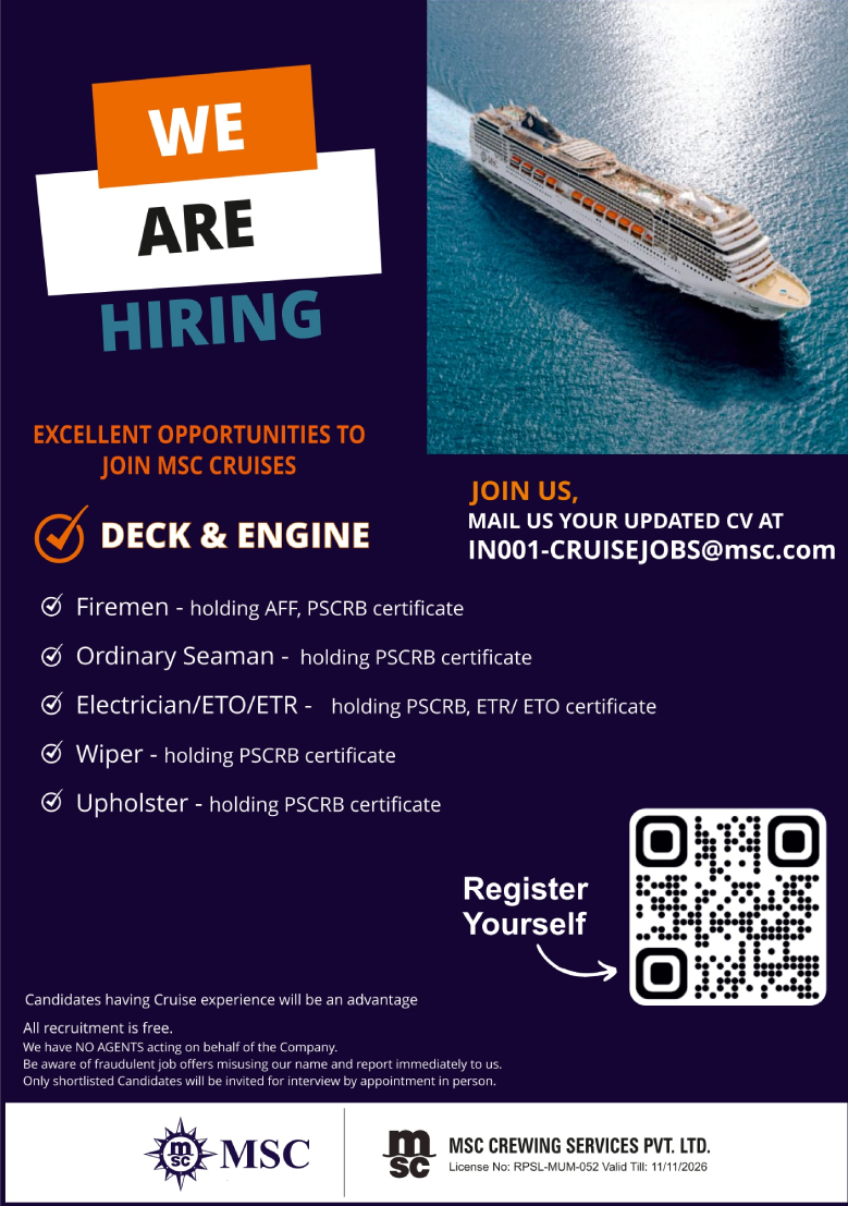 msc crewing