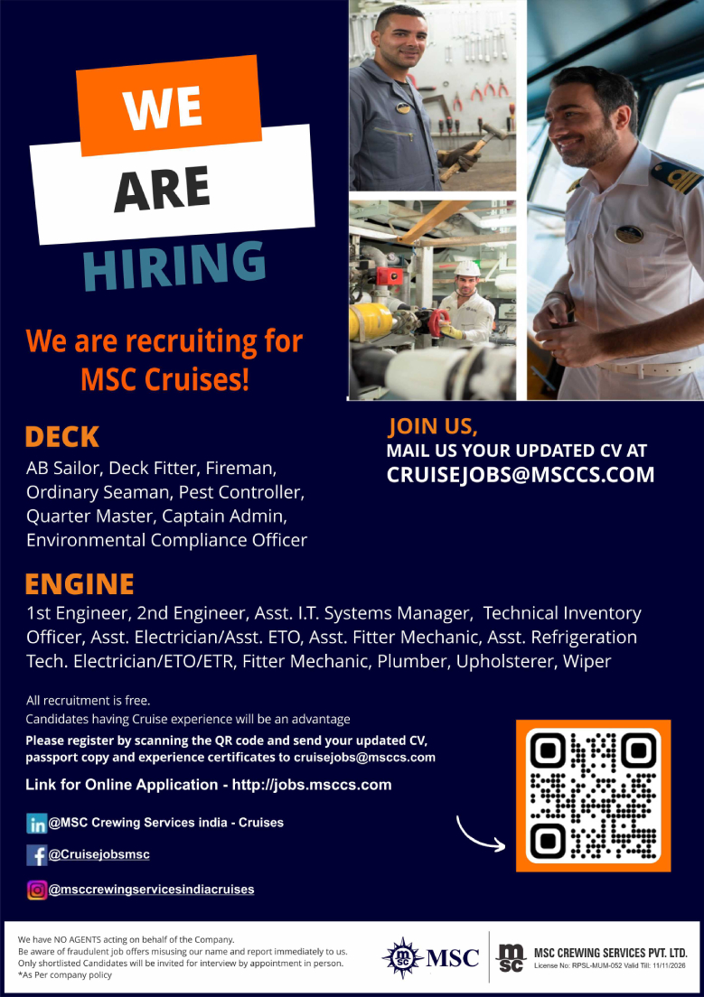 msc crewing