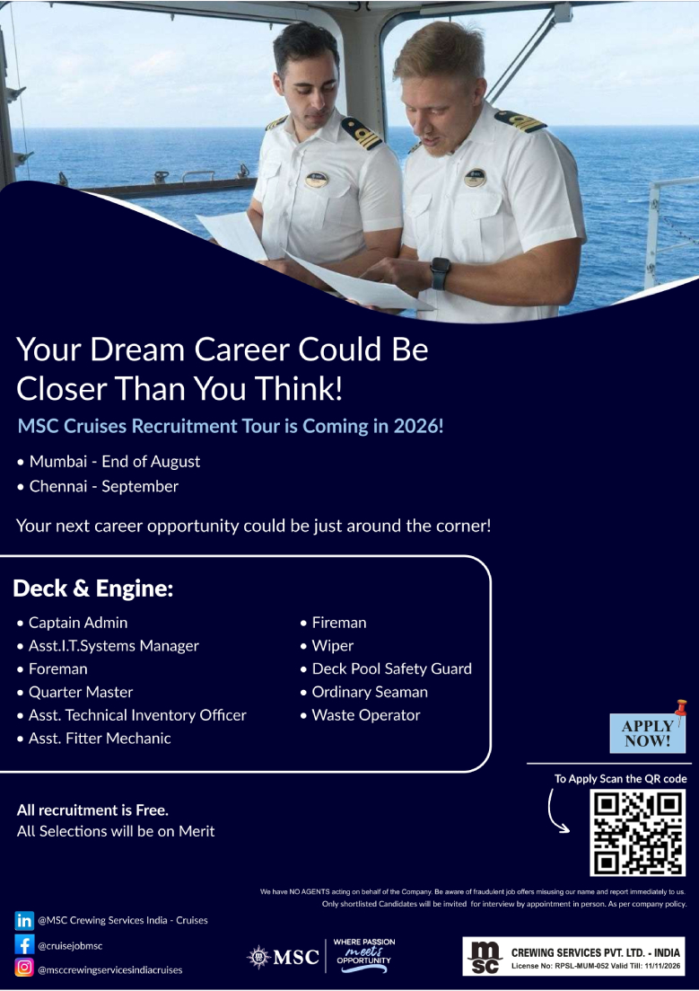 msc crewing