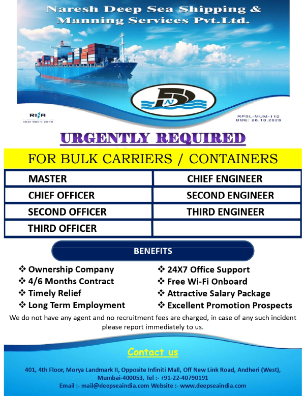 N.deep Sea Shipping & Manning Ser. Pvt. Ltd.