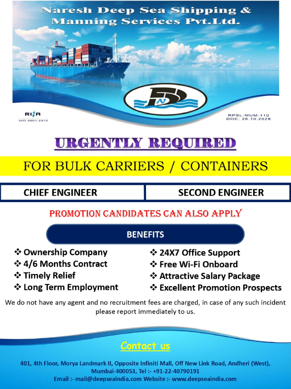 N.deep Sea Shipping & Manning Ser. Pvt. Ltd.