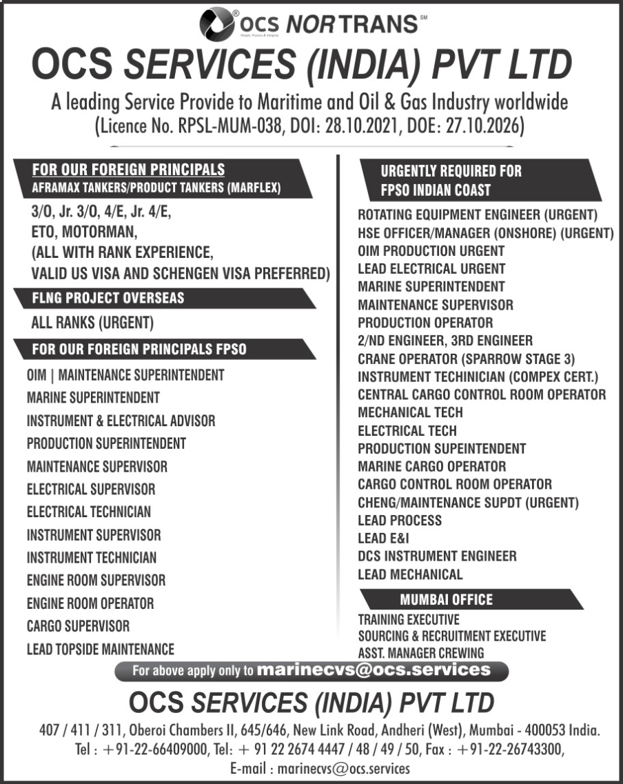 OCS Services (India)